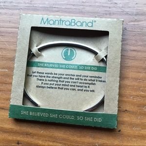 “She believed she could, so she did” bracelet